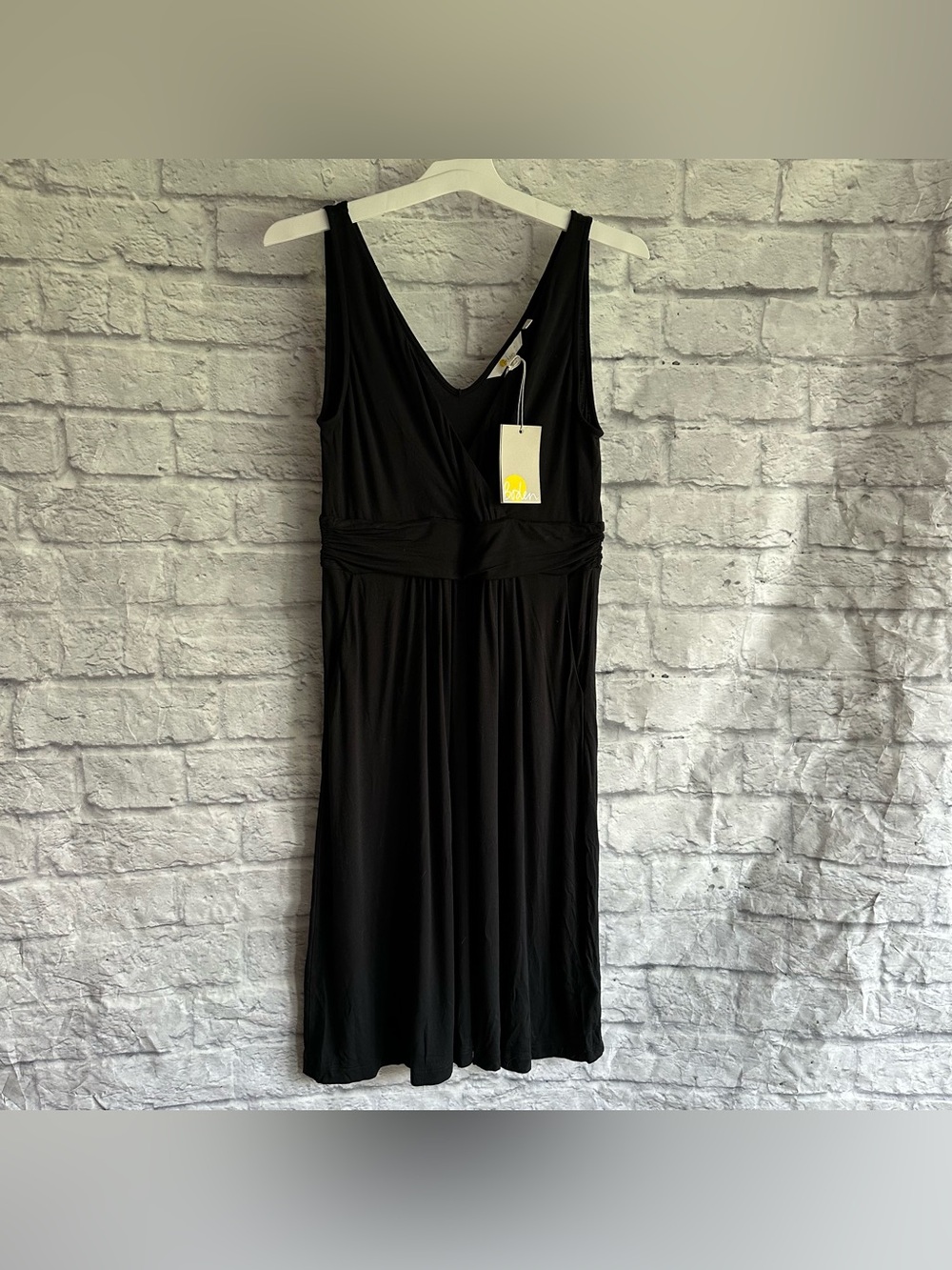 NEW WITH TAGS BODEN BLACK SLEEVELESS DRESS WOMENS SIZE 8 PETITE